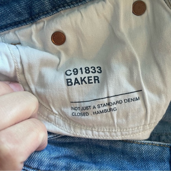 Closed Baker Skinny Light Wash Denim Jeans Sz 25 - Picture 7 of 11